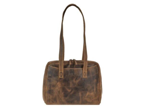 Shopper bőr 35x27cm "Vintage" antik barna - Image 9