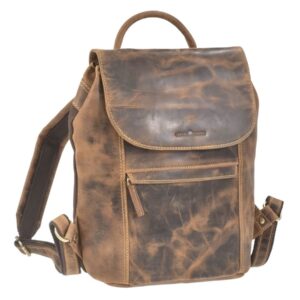 Hátizsák bőr 31x34cm "Vintage" antik barna