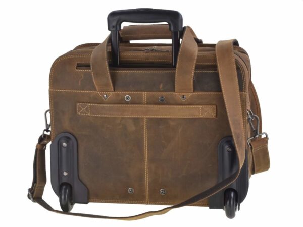 Üzleti kocsi bőr 43x36cm "Vintage" antik barna - Image 9