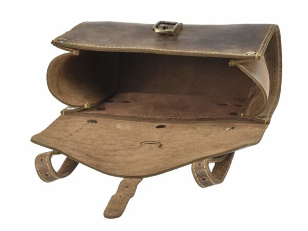 Kerékpártáska bőr 20x16cm "Vintage" antik barna - Image 3