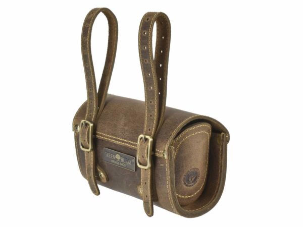 Kerékpártáska bőr 17x10cm "Vintage" antik barna - Image 13