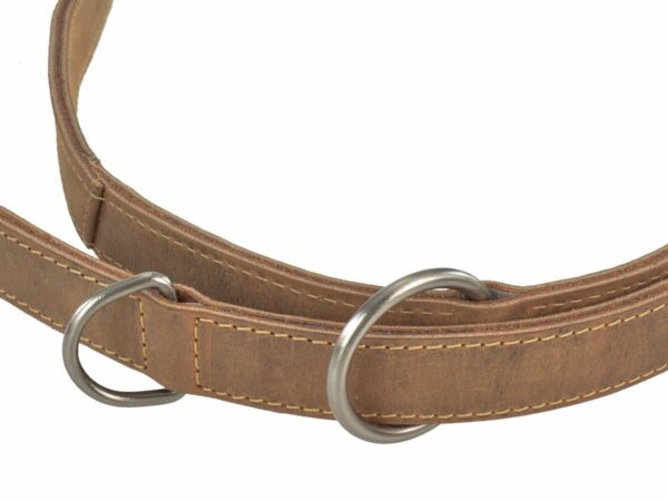 Kutya póráz bőr 190cm "Vintage" antik barna - Image 8