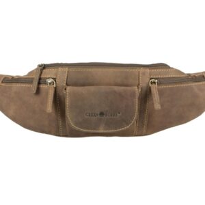 Bőr táska 37x11cm "Vintage" antik barna