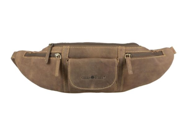 Bőr táska 37x11cm "Vintage" antik barna