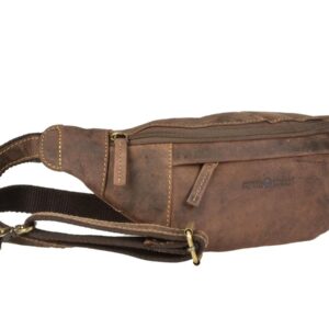 Bőr táska 36x12cm "Vintage" antik barna