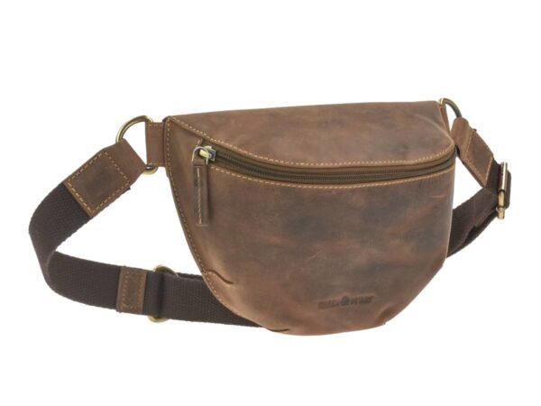 Bőr táska 26x17cm "Vintage" antik barna