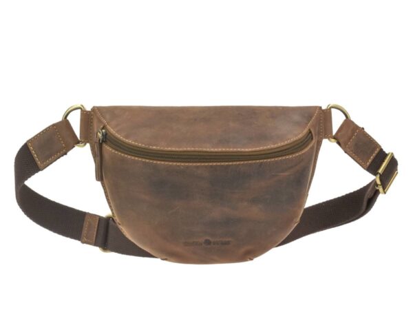 Bőr táska 26x17cm "Vintage" antik barna - Image 8