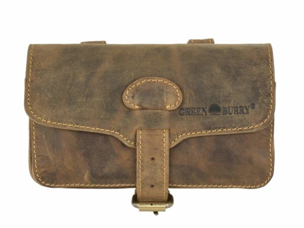 Övtáska bőr XL 17x10cm "Vintage" antik barna - Image 10