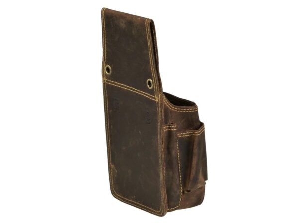 Pincértáska bőr 11x25x7cm extra erős "Vintage" antik barna - Image 8