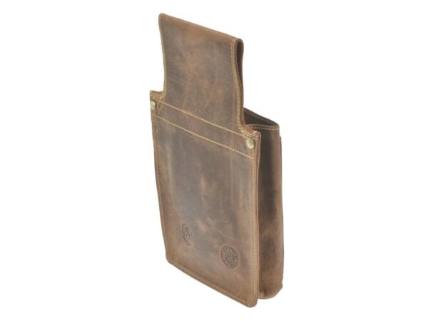 Pincér táska bőr 14x22cm "Vintage" antik barna - Image 3
