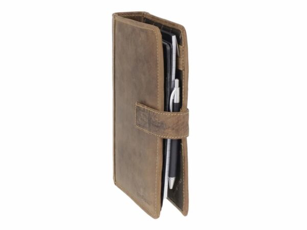 Bőr időbeosztás tervező A5 22x25cm rúddal "Vintage" antik barna 2025 - Image 9