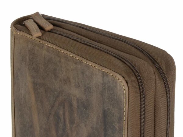 Bőr időbeosztás tervező A5 20x24cm 2 rekesszel "Vintage" antik barna 2025 - Image 16