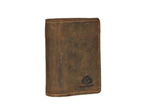 Bőr pénztárca 8x10cm kis mini pénztárca "Vintage" antik barna