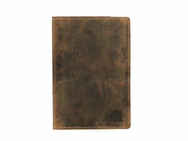 Bőr ID tok 11x16cm "Vintage" antik barna